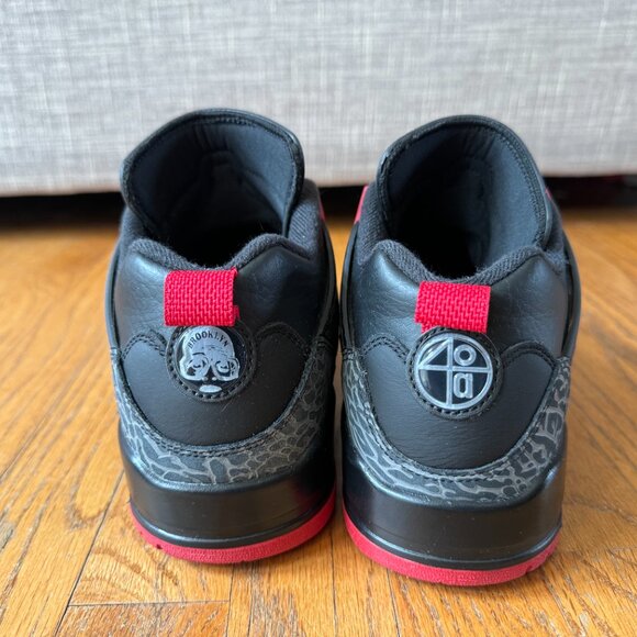 Nike Air Jordan Spizike Low Bred Black Gym Red Men's 10 - Picture 5 of 6